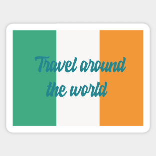 Travel Around the World - Ireland Sticker